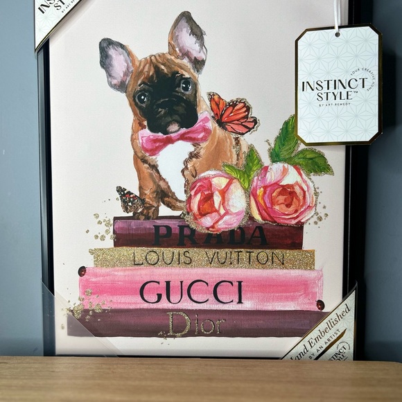 “A Very Glam Pup” Canvas Art - Picture 2 of 3